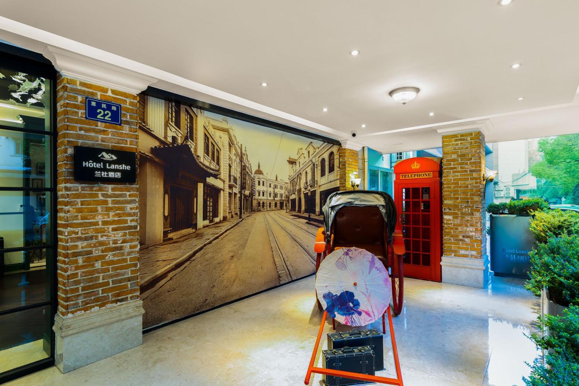 Hangzhou Lanshe Hotel Bagian luar foto